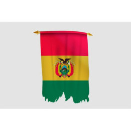 Bolivia Flag Style 9 Sticker - DecalsHouse