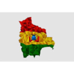 Bolivia Map Style 3 Sticker - DecalsHouse