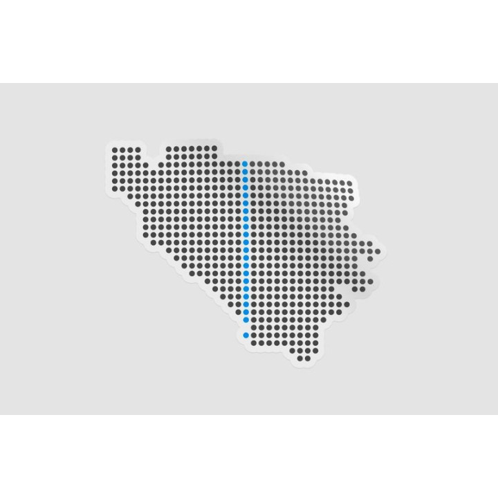 Bosnia And Herzegovina Map Style 3 Sticker - DecalsHouse