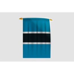 Botswana Flag Style 10 Sticker - DecalsHouse