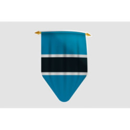 Botswana Flag Style 11 Sticker - DecalsHouse