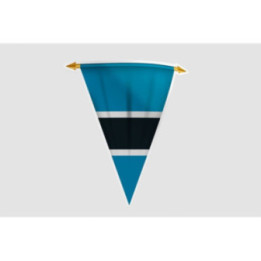 Botswana Flag Style 12 Sticker - DecalsHouse