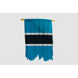 Botswana Flag Style 13 Sticker - DecalsHouse