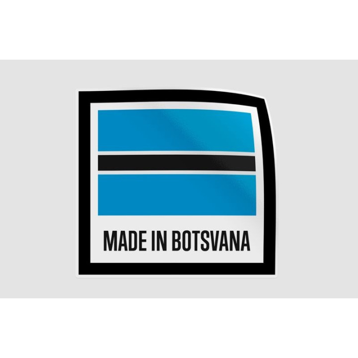 Botswana Quality Label Style 4 Sticker - DecalsHouse