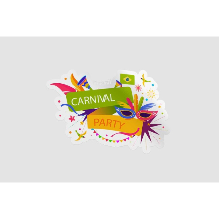 Brazil Carnival Festival Sticker - DecalsHouse