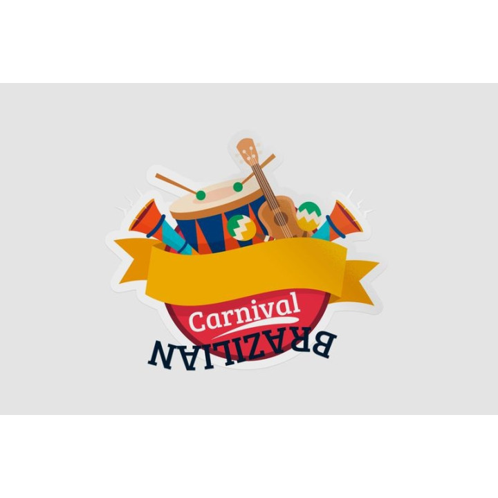 Brazil Carnival Festival Style 4 Sticker - DecalsHouse