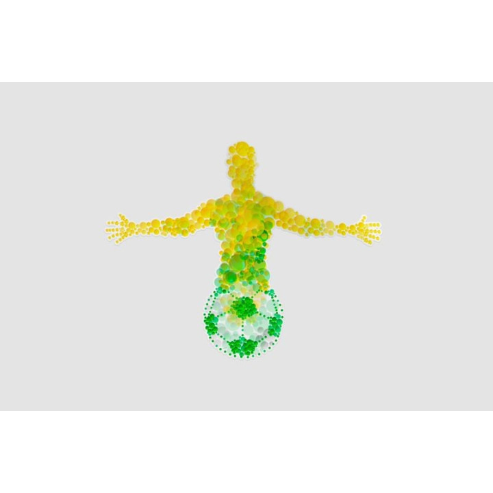 Brazil Cup Football Player Sticker - DecalsHouse