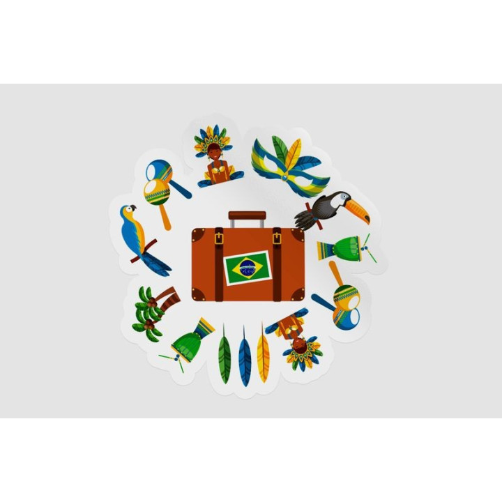 Brazil Dh Sticker - DecalsHouse