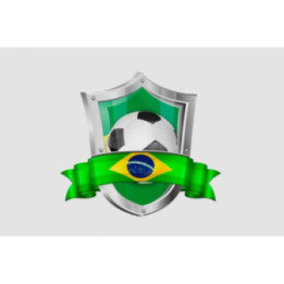 Brazil Flag Football Sticker - DecalsHouse