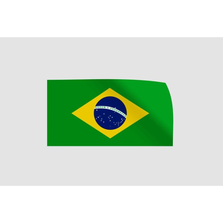 Brazil Flag Sticker - DecalsHouse