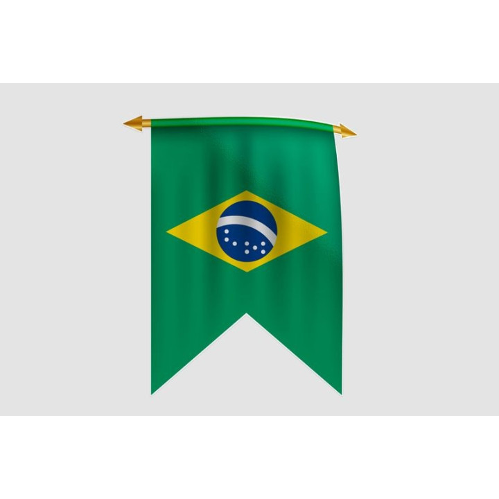 Brazil Flag Style 29 Sticker - DecalsHouse