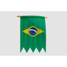 Brazil Flag Style 37 Sticker - DecalsHouse