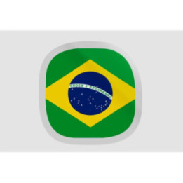 Brazil Flag Style 38 Sticker - DecalsHouse
