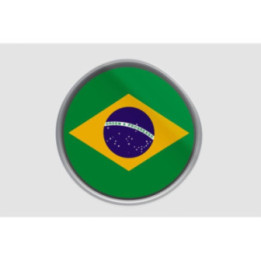 Brazil Flag Style 41 Sticker - DecalsHouse