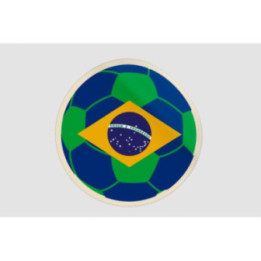 Brazil Football Ball Style 2 Sticker - DecalsHouse