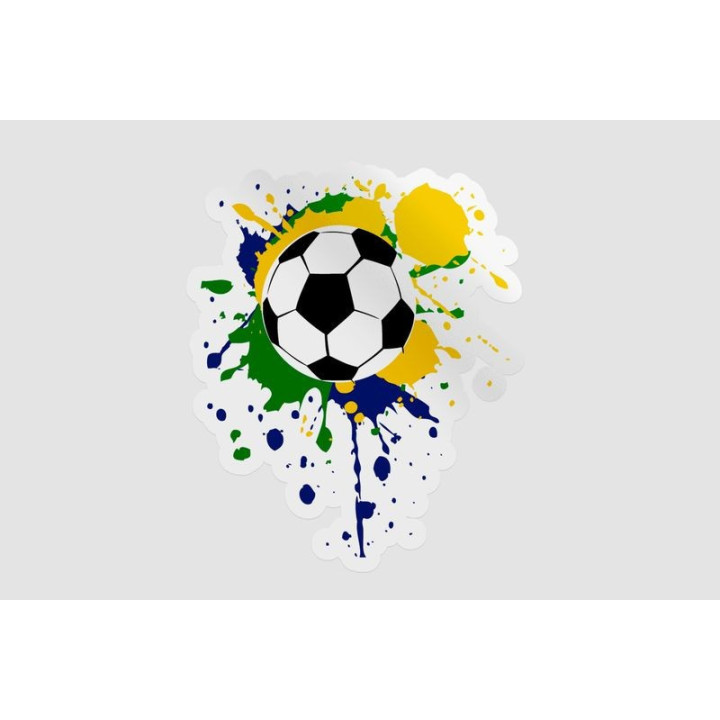 Brazil Football Stickers – Seleção Soccer Decals (2-Pack)