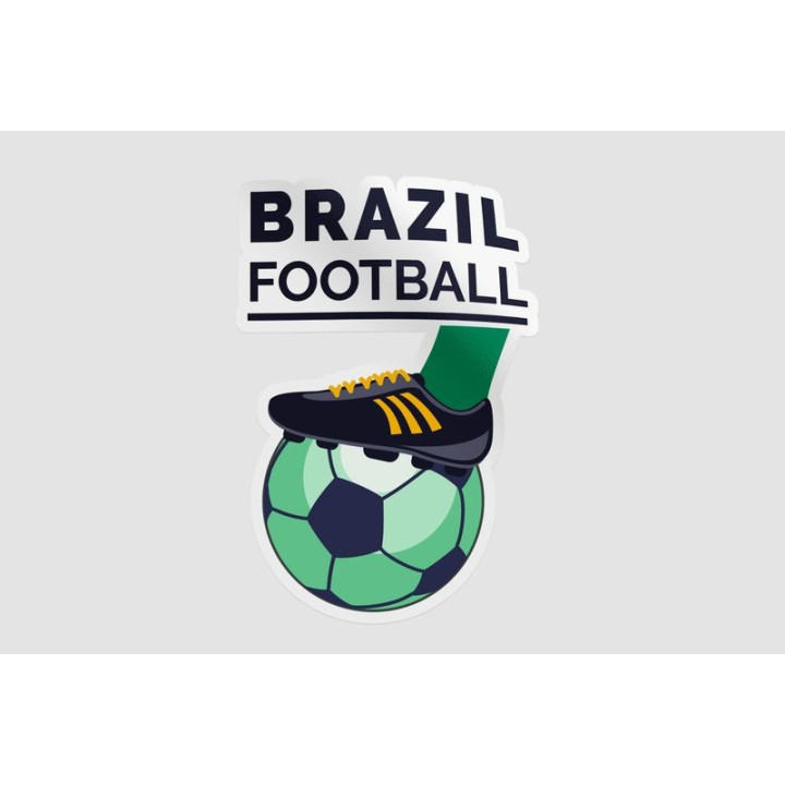 Brazil Football Stickers – Seleção World Cup Decals (2-Pack)