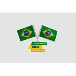 Brazil Independence Day Style 2 Sticker - DecalsHouse