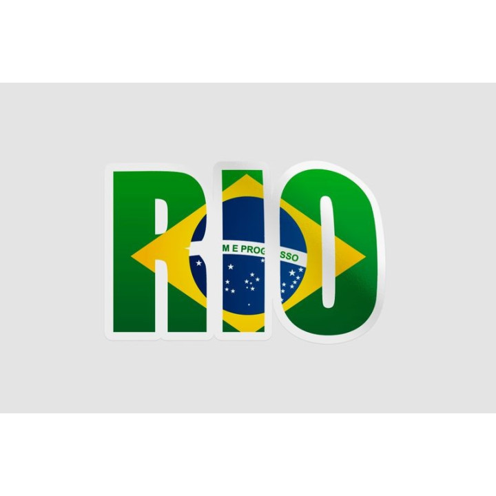 Brazil Rio Design Sticker - DecalsHouse