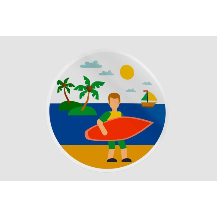 Brazil Style 2 Sticker - DecalsHouse