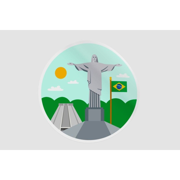Brazil Style 4 Sticker - DecalsHouse