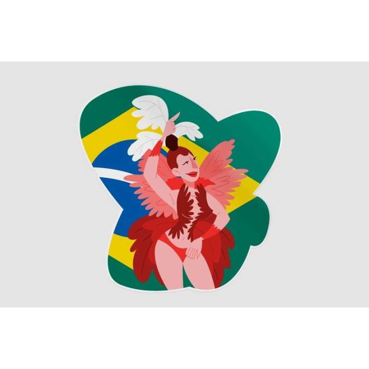 Brazil Style 7 Sticker - DecalsHouse
