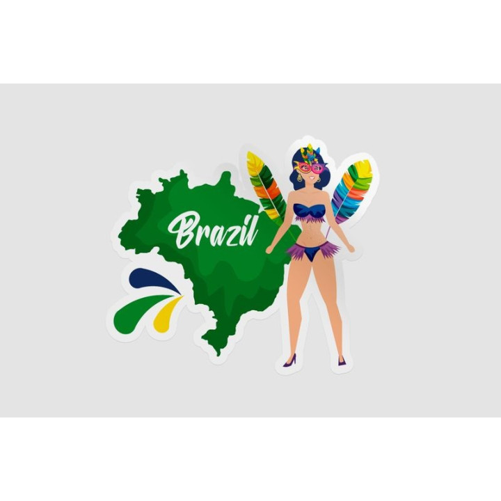 Brazil Style 8 Sticker - DecalsHouse