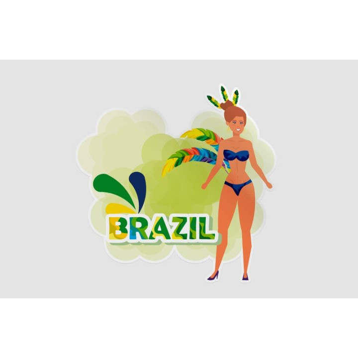 Brazil Style 9 Sticker - DecalsHouse