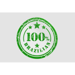 Brazilian 100 Percent Sticker - DecalsHouse