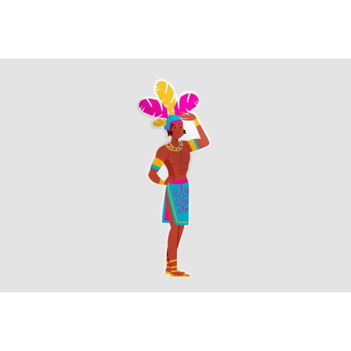 Brazilian Carnival Dancer Stickers – Rio Samba Decals (2-Pack)