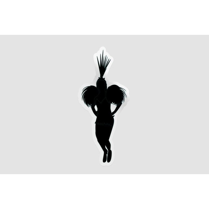 Brazilian Carnival Dancer Stickers – Samba Decals (2-Pack)