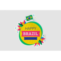 Brazil Carnival Stickers – Carnaval Festival Decals (2-Pack)