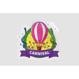 Carnival Stickers – Hot Air Balloon Festival Decals (2-Pack)