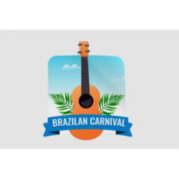 Brazilian Carnival Stickers – Samba Festival Decals (2-Pack)