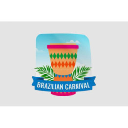 Brazilian Carnival Stickers – Rio Samba Festival Decals (2-Pack)