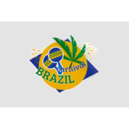 Brazil Carnival Stickers – Rio Festival Decals (2-Pack)
