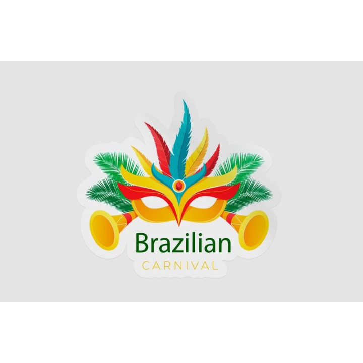 Brazilian Carnival Style 7 Sticker - DecalsHouse