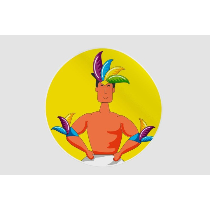 Brazilian Dancer Style 12 Sticker - DecalsHouse