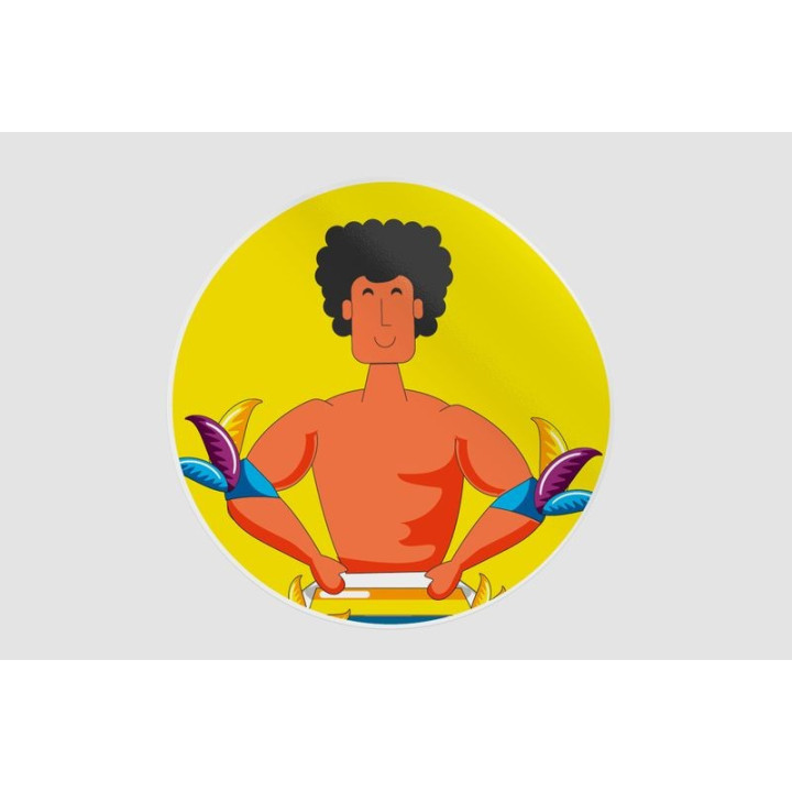 Brazilian Dancer Style 7 Sticker - DecalsHouse