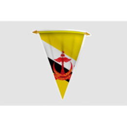Brunei Flag Style 16 Sticker - DecalsHouse