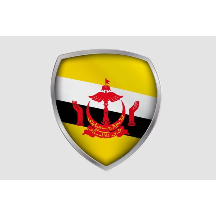 Brunei Flag Style 4 Sticker - DecalsHouse