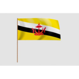 Brunei Flag Style 8 Sticker - DecalsHouse