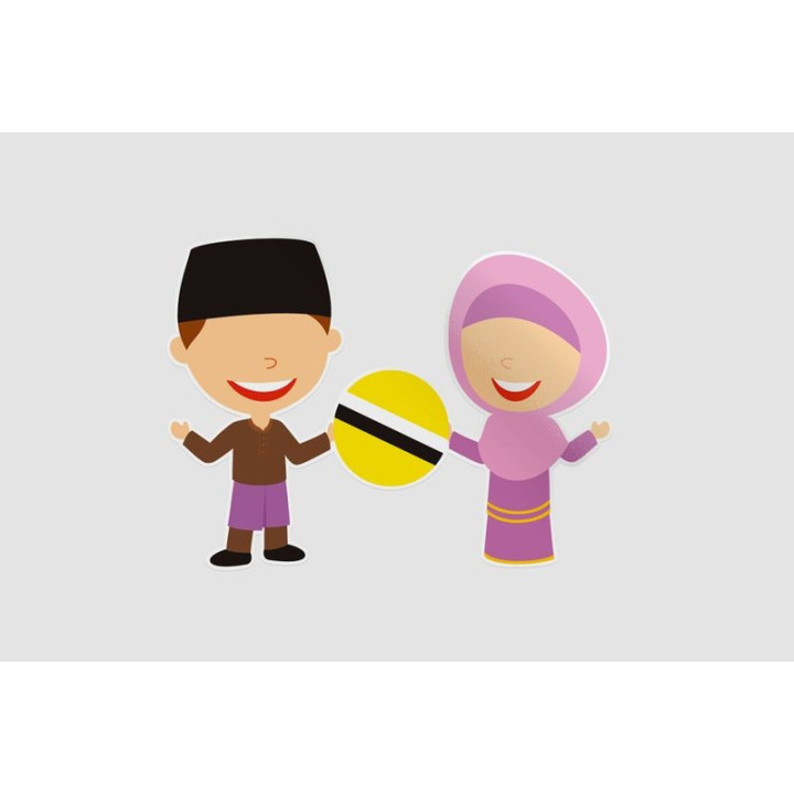 Brunei Traditional Clothing Sticker - DecalsHouse