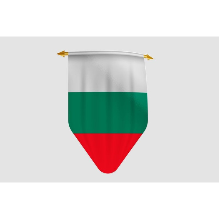Bulgaria Flag Style 10 Sticker - DecalsHouse