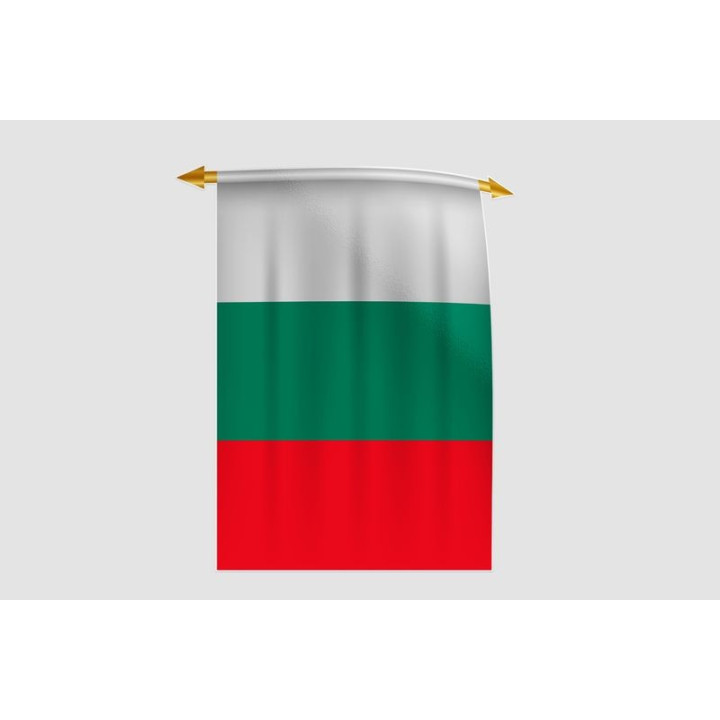 Bulgaria Flag Style 11 Sticker - DecalsHouse