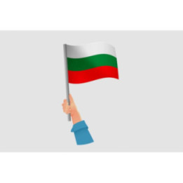 Bulgaria Flag Style 3 Sticker - DecalsHouse
