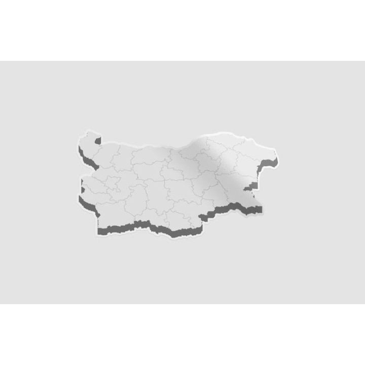 Bulgaria Map Style 5 Sticker - DecalsHouse