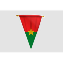 Burkina Faso Flag Style 16 Sticker - DecalsHouse