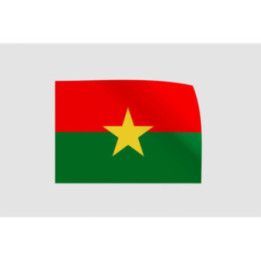 Burkina Faso Flag Style 3 Sticker - DecalsHouse