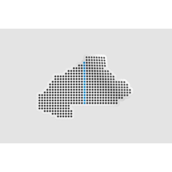 Burkina Faso Map Style 3 Sticker - DecalsHouse